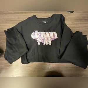 The Weeknd DAWN FM CHROME TITLE CREWNECK SWEATER